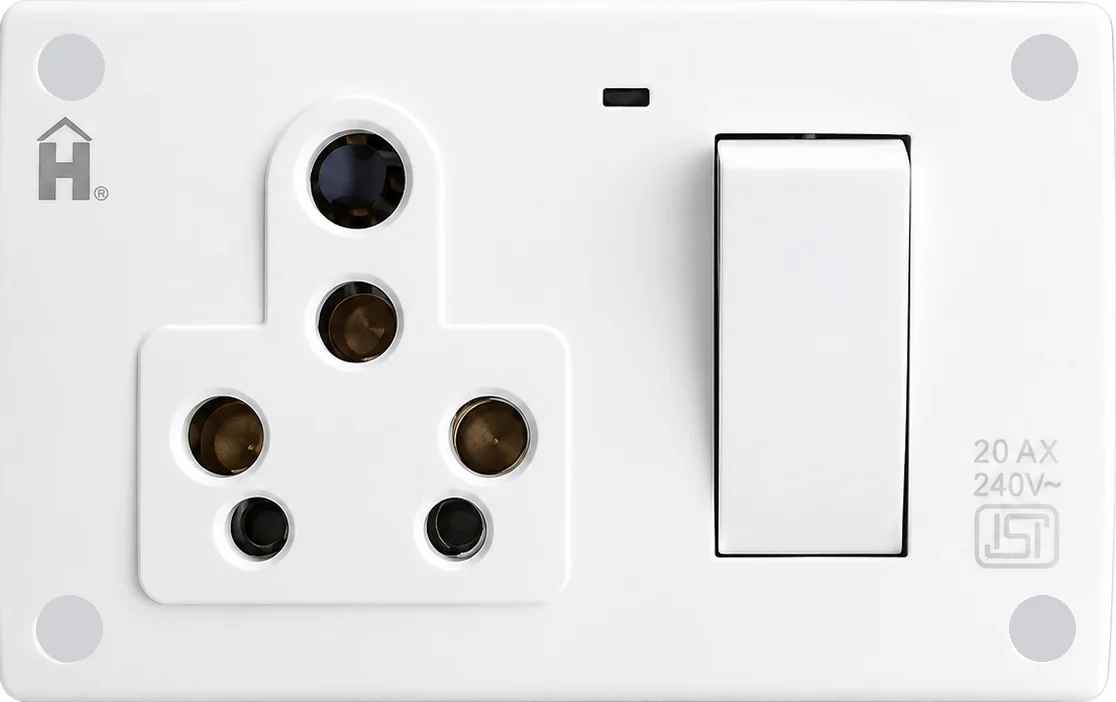 Home Electric 20A switch socket combined (SS combine)